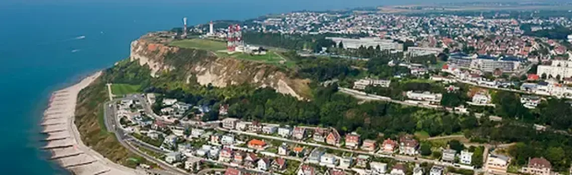 Entreprise de nettoyage à Sainte-Adresse — le cap de la Hève, la plage et les villas du front de mer